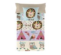 NATURALS Adventure Funda Nórdica, Algodón, Multicolor, 90 cm