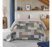 NATURALS - Edredón Nórdico Estampado 300 Gramos Cama 105-100% Microfibra Transpirable Tacto Pluma - 200x260 cm - Acolchado Extra Suave - Otoño/Invierno - Fabricado en España