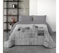 NATURALS - Edredón Nórdico Estampado 300 Gramos Cama 90-100% Microfibra Transpirable Tacto Pluma - 180x260 cm - Acolchado Extra Suave - Otoño/Invierno - Fabricado en España