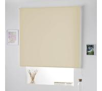 NATURALS - Estor Enrollable Translúcido Beige | 100% Poliéster | Estilo Moderno y Minimalista | Fácil Instalación en Techo o Pared | Intimidad con Luz Natural | 180x250 cm