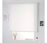 NATURALS - Estor Enrollable Translúcido Blanco | 100% Poliéster | Estilo Moderno y Minimalista | Fácil Instalación en Techo o Pared | Intimidad con Luz Natural | 180x175 cm