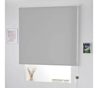 NATURALS - Estor Enrollable Translúcido Gris | 100% Poliéster | Estilo Moderno y Minimalista | Fácil Instalación en Techo o Pared | Intimidad con Luz Natural | 160x250 cm