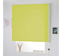 NATURALS - Estor Enrollable Translúcido Pistacho | 100% Poliéster | Estilo Moderno y Minimalista | Fácil Instalación en Techo o Pared | Intimidad con Luz Natural | 100x175 cm