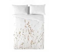 NATURALS Funda Nordica Cama 150, 100% Algodón, Juego de Funda para edredon 240x220 cm + 2 Fundas de Almohada 45x90, Rust