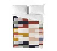 NATURALS Funda Nordica Cama 180, 100% Algodón, Juego de Funda para edredon 260x220 cm + 2 Fundas de Almohada 45x110, ROZKO