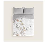 Naturals - funda nórdica estampada cama 90 - algodón extra suave - incluye 1 o 2 fundas de almohada - sarah