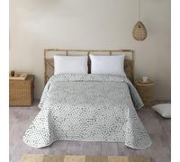 NATURALS ICEHOME - Colcha Bouti Cama 180-100% Algodón Incluye Colcha Bouti 70 Gramos - Cubrecama 270x260 cm - Pebbles