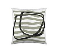 NATURALS ICEHOME Funda de Cojín 60x60 cm, 100% Algodón, Trazos