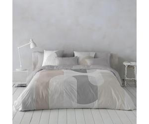 NATURALS ICEHOME - Funda Nórdica Estampada Cama 135 - Microfibra Suave y Transpirable - Juego Funda de Edredón 220x220 cm con Solapa + 45 cm - 1 Funda Almohada 45x155 cm - Fabricado en España