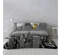 NATURALS ICEHOME - Funda Nórdica Estampada Cama 90 - Microfibra Suave y Transpirable - Juego Funda de Edredón 150x220 cm con Solapa + 45 cm - 1 Funda Almohada 45x110 cm - Fabricado en España