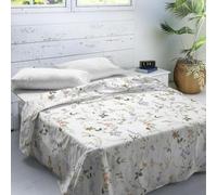 NATURALS - Juego de Sábanas 3 Piezas Cama 135 | 100% Algodón Extra Suave, Transpirable | Encimera 210x270, Bajera 135x200 y F. Almohada 45x155 | Beltane