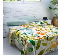 NATURALS - Juego de Sábanas 4 Piezas Cama 150 | 100% Algodón Extra Suave, Transpirable | Encimera 230x270, Bajera 150x200 y 2 F. Almohada 45x90 | Calpe