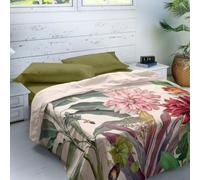 NATURALS - Juego de Sábanas 4 Piezas Cama 180 | 100% Algodón Extra Suave, Transpirable | Encimera 260x270, Bajera 180x200 y 2 F. Almohada 45x110 | Mirelle