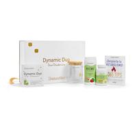 NaturalSlim Dynamic Duo - Juego de regalo MagicMag Magnesio en polvo, tapas de potasio Kadsorb, libro Despierta tu Metabolismo!, taza de vidrio doble y caja de regalo premium con folleto informativo