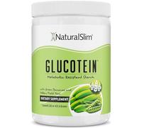 NaturalSlim Glucotein - Harina Sin Gluten de Plátano Verde y Guisantes con Prebióticos - Almidón Resistente para Apoyo a la Digestión, Energía y Metabolismo - Mezcla para Pan y Recetas Keto, 453g