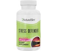 NaturalSlim Stress Defender L-tirosina y ácido pantoténico (vitamina B5): apoyo para la energía, la concentración, los niveles de cortisol y el estrés - cetogénico - 180 cápsulas vegetales