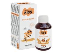 Naturamins Kids Crecimiento, Jarabe Infantil Natural para Niños con Vitaminas D, C, B6 y Zinc, Refuerzo Defensas, Energía y Crecimiento, Multivitamínico Infantil, Sabor Melocotón,150 ml