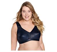 Naturana 86136 - Sujetador de alivio sin aros para mujer, Azul (Navy), 95DD