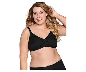 Naturana Karine-Soutien-Gorge 100% Coton Sans Armatures Sujetador, Negro, 95B (Talla Fabricante: 95B) para Hombre