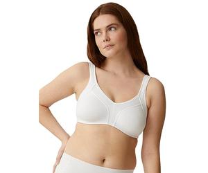 Naturana Minimizador de Sujetador de Copa Suave para Mujer, Color Blanco, 36D, Blanco, 80D