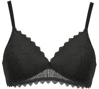 Naturana Padded Soft Cup Bra 5672 Sujetador Acolchado, Black, 36B para Mujer