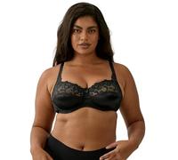 Naturana - Sujetador con Aros para Mujer, Color Negro, Talla 100d