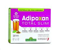 Naturando AdipoxanTotal Slim Complemento Alimenticio Para El Control Del Peso Corporal con L-Carnitina, Guindilla microencapsulada, Bedulla, Esquisandra, Pilosella y Cassia nomame - 28 sobres