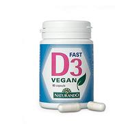 Naturando D3 Fast Vegan Complemento Alimenticio A Base De Vitamina D3 De Origen Vegetal - 60 Cápsulas
