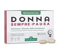 Naturando Donna Sempre Pausa Complemento Alimenticio contra Los Trastornos De La Menopausia con Soja, Cimífuga, Dioscorea - 30 Comprimidos