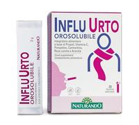 Naturando Influ Urto Orosolubile ayuda las naturales defensas del organismo con Própolis, Vitamina C, Semillas de Pomelo, Carmantina, Rosa perruna y Acerola- 20 Sobres