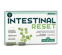 Naturando - Intestinal Reset Complemento Alimenticio Para La Desintoxicación Intestinal con Chlorella, Aceite essencial de arbol de té, Nucleótidos - 30 Cápsulas Gastrorresistentes