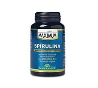 Naturando Maximum Espirulina Complemento Alimenticio para Veganos a base de Algas Espirulinas y Vitamina B12-100 cápsulas