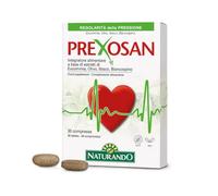 Naturando Prexosan Complemento Alimenticio Para La Regularidad De La Presión con Espino blanco, Hibisco, Eucommia y Aceituna - 30 Comprimidos