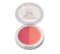 Naturaverde | BIO Make Up - Rubor Satinado Maxi Duo, Blush en Polvo, Colorete Iluminador y Contorno Facial, Maquillaje para Mujer, 10 gr, N°01