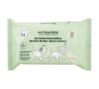 Naturaverde Bio - Producto para bebé y primera infancia - Toallitas Ultra Soft - 1 paquete de 64 toallitas para bebés