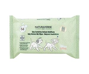 Naturaverde Bio - Producto para bebé y primera infancia - Toallitas Ultra Soft - 1 paquete de 64 toallitas para bebés