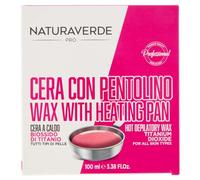 Naturaverde - Cera caliente con olla, 100 ml