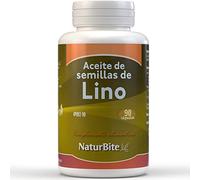NaturBite - Aceite de Semillas de Lino 1000mg | 60 Cápsulas Softgel | Suplemento Natural para el Cuidado y Bienestar Corporal . Elaborado con Aceite de Lino Orgánico