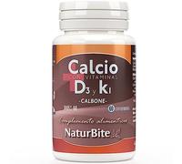 NaturBite Calbone | 60 Comprimidos | Fórmula Avanzada para el Fortalecimiento Óseo, Mantenimiento de Dientes Sanos, Función Muscular Óptima y Equilibrio del Sistema Nervioso