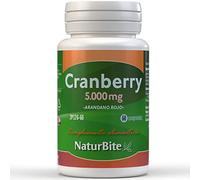 NaturBite Cranberry 5000mg. Arandano rojo de alta potencia. 60 comprimidos veganos. Con proantocianidinas (PAC)