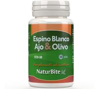 NaturBite Espino Blanco + Ajo + Olivo, 500mg 100 perlas. Niveles óptimos de Presión Arterial.