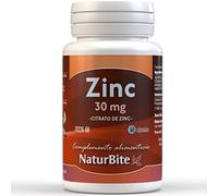 NaturBite Zinc como Citrato, 15 mg - 60 Tabletas