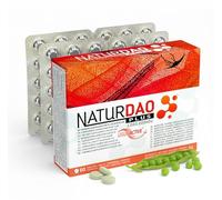 NATURDAO PLUS® Enzima DAO 1.000.000 HDU por comprimido con 8 cofactores - quercetina, catalasa, vitamina B6, cobre y zinc - dieta baja en histamina - 60 comprimidos