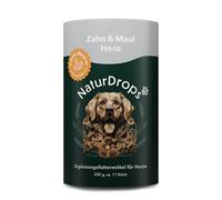 NaturDrops Zahn & Maul Hero - Juego de 11 palitos masticables para Perros con función de Aliento Fresco y Boca Bien cuidada, 100% Natural, 250 g