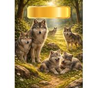 Nature. A wolf living in the forest.: An inspiring notebook that gives space to the imagination.