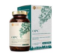 Nature Basics® Extracto natural de semilla de uva | sin aditivos y con CO2 neutro | 180 cápsulas veganas y de alta dosis | 500mg de OPC puro de FRA por dosis diaria