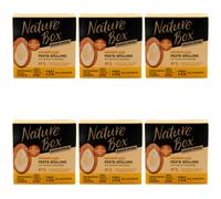 Nature Box 6 x 80g Bálsamo Sólido Aceite de Argán Prensado en Frío sin Silicona