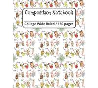 Nature Bug Composition Notebook: 7.5" x 9.25", 150 Pages, College Ruled | Aesthetic Insect Journal for Writers, Students & Nature Enthusiasts/Elegant ... matte cover/Perfect for kids,teens and adult