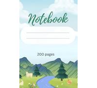 Nature Bunny Notebook Gift for Girls: Adorable Green & Cream Journal for Writing, School, or Daily Notes | 200 Lined Pages, 6x9 inch