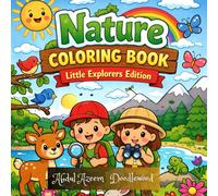 Nature Coloring Book: Peaceful Scenes of Trees, Animals, and Landscapes